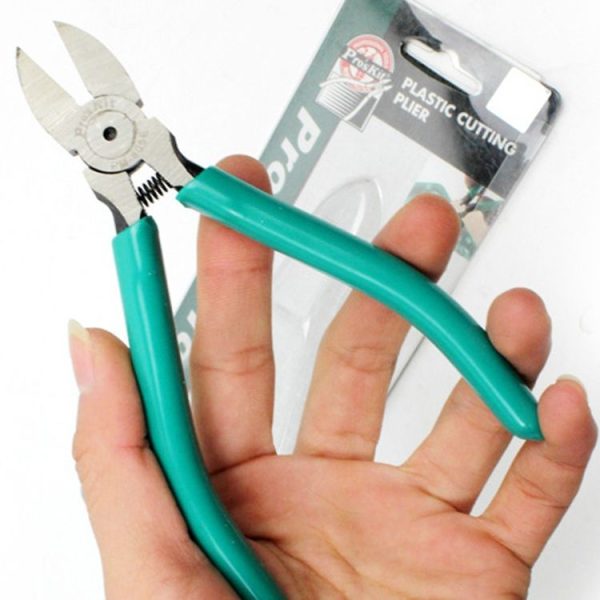 ProsKit PM-805E Thin Knife Water Nose Pliers 5 Inch Angled Nose Pliers (Green) - Image 2