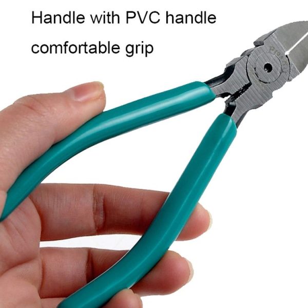 ProsKit PM-805E Thin Knife Water Nose Pliers 5 Inch Angled Nose Pliers (Green) - Image 6