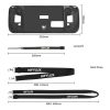 Steam Deck Hifylux ST-PF14 Game Console Silicone Case Anti-scratch Non-slip Handheld Case Lanyard (Black) - Image 3