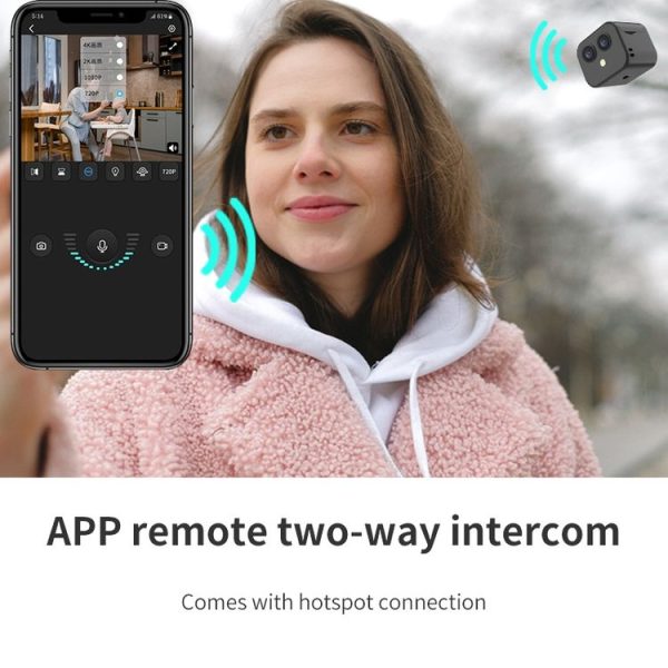 D3 HD 4K Dual Lens Wifi Camera Mobile Phone Wireless Remote Two Way Intercourse Monitoring Camera - Image 7