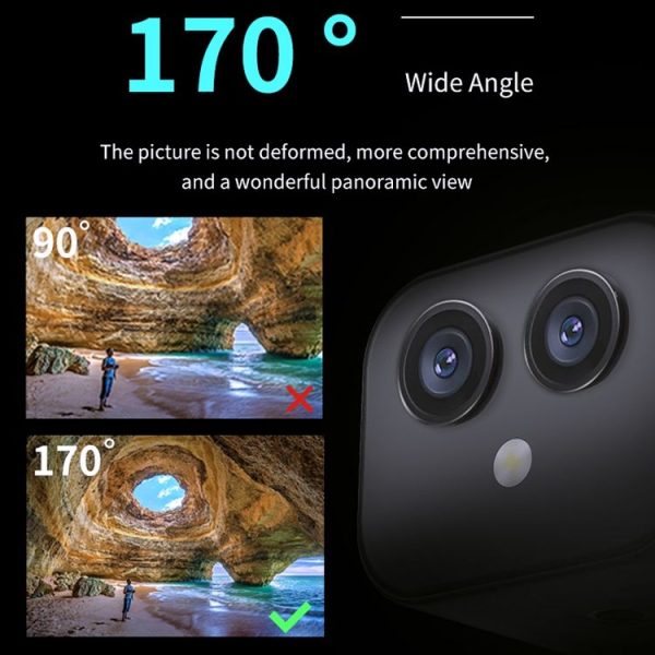 D3 HD 4K Dual Lens Wifi Camera Mobile Phone Wireless Remote Two Way Intercourse Monitoring Camera - Image 8
