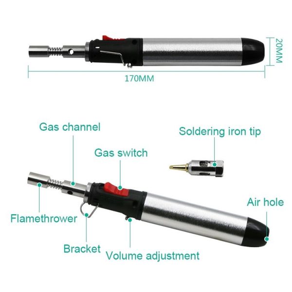 3 in 1 Gas Soldering Iron Gas Torch Pen-Shaped Gas Soldering Iron (A10-01) - Image 3