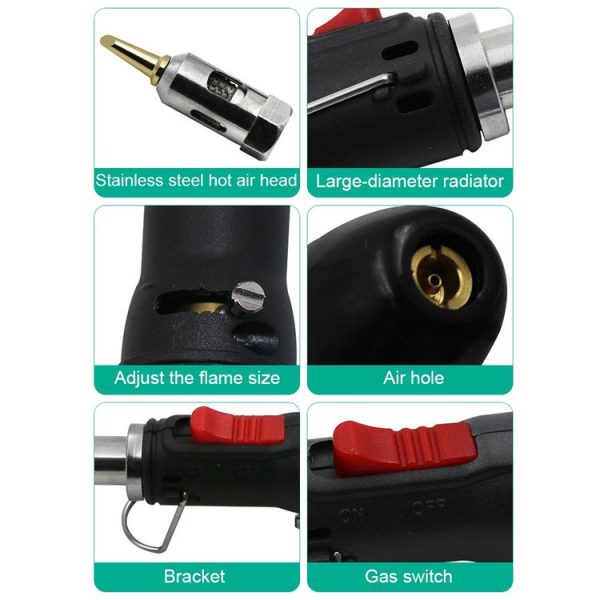 3 in 1 Gas Soldering Iron Gas Torch Pen-Shaped Gas Soldering Iron (A10-01) - Image 5