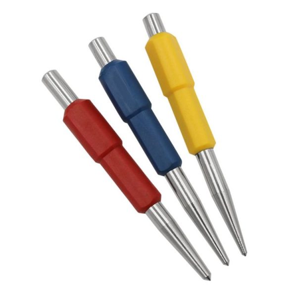 High Hardness Cylindrical Center Punch Drilling Positioning Tools (3pcs / set)
