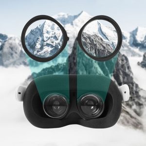 Oculus Quest 2 Hifylux Q2-QF11 1pair Myopia Lens Frame Aspheric Resin VR Glasses Accessories (500 Degrees)