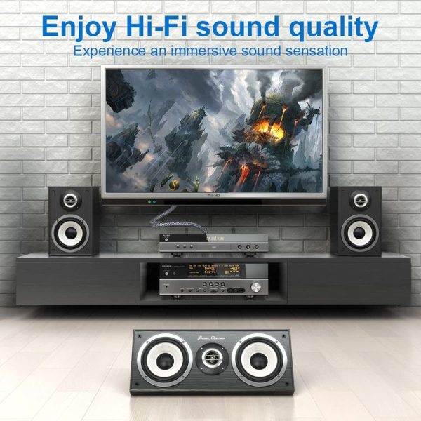 2m Pure Copper RCA Coaxial HIFI Digital Audio Cable SPDIF Subwoofer Speaker Cable (Silver Gray) - Image 6