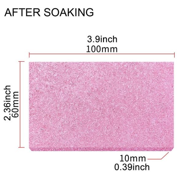 20pcs Remove Tin Solder Bubble Sponge Phone Repair Soldering Iron Cleaning Sponge (Pink) - Image 2