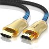 CO-HD801 1m HDMI 2.1 Version 8K 60Hz For PS4 Cable Projector Notebook Set-Top Box Cable (Gold) - Image 2