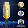 CO-HD801 1m HDMI 2.1 Version 8K 60Hz For PS4 Cable Projector Notebook Set-Top Box Cable (Gold) - Image 3