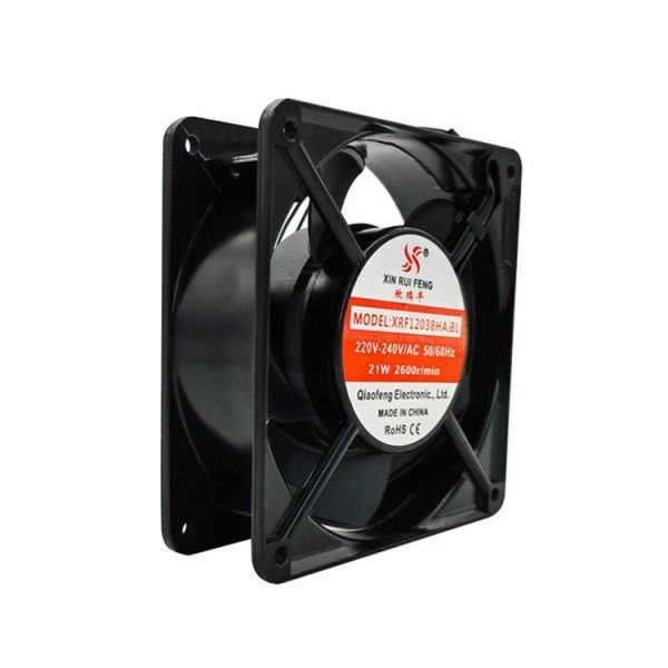 XIN RUI FENG XRX1203 220V Double Roller Cooling Fan 12cm Cabinet Power Distribution Cabinet Shaft - Image 2