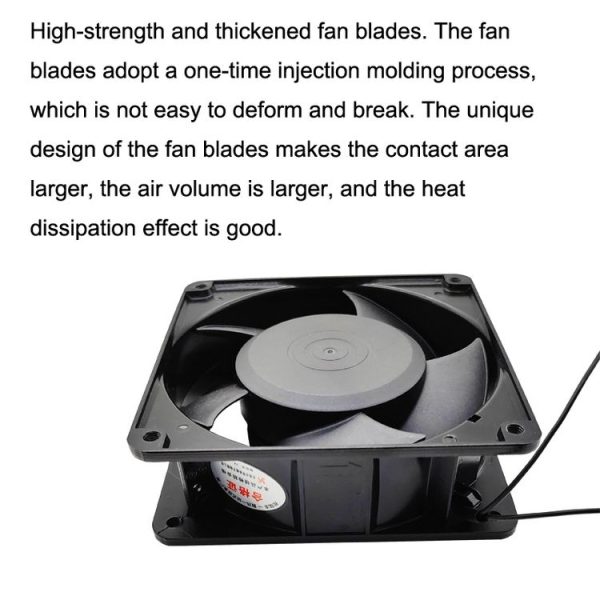 XIN RUI FENG XRX1203 220V Double Roller Cooling Fan 12cm Cabinet Power Distribution Cabinet Shaft - Image 5