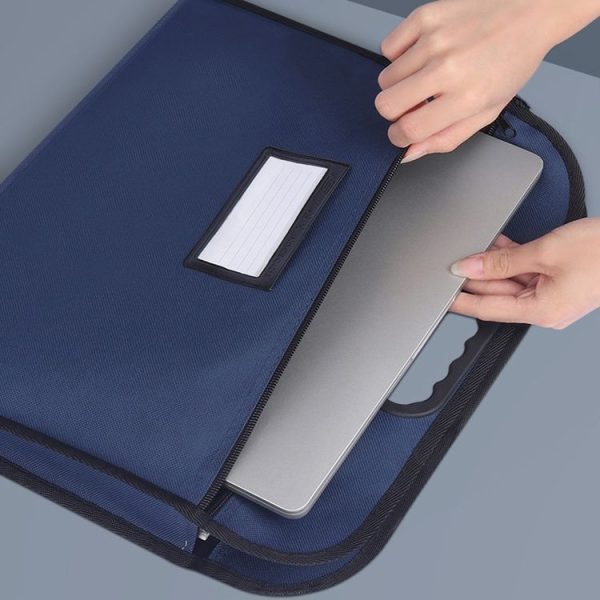 Multifunctional Business Portable Briefcase Large-capacity Oxford Cloth File Bag with Card Bag - Image 8
