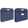 Multifunctional Business Portable Briefcase Large-capacity Oxford Cloth File Bag Blue - Image 2