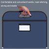 Multifunctional Business Portable Briefcase Large-capacity Oxford Cloth File Bag Blue - Image 7