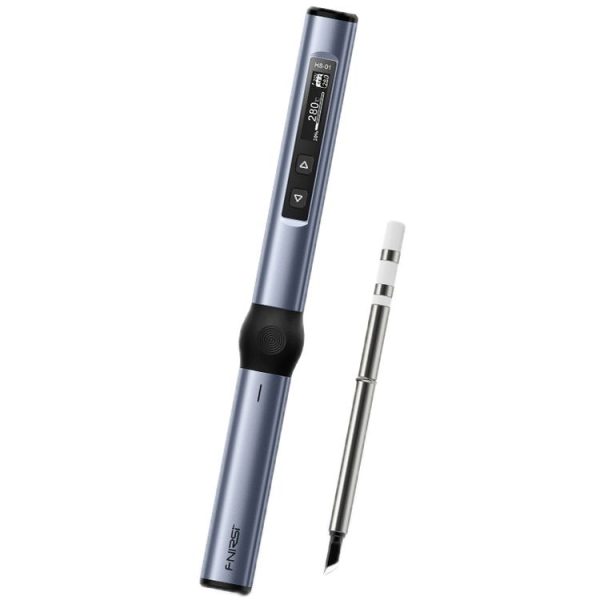 FNIRSI HS-01 Smart Soldering Iron Digital Display Portable Mini Soldering Station (Blue KR)