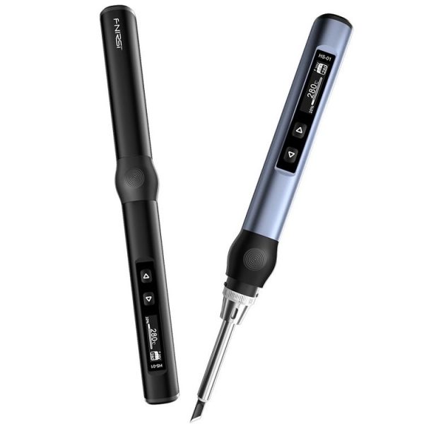 FNIRSI HS-01 Smart Soldering Iron Digital Display Portable Mini Soldering Station (Blue KR) - Image 2