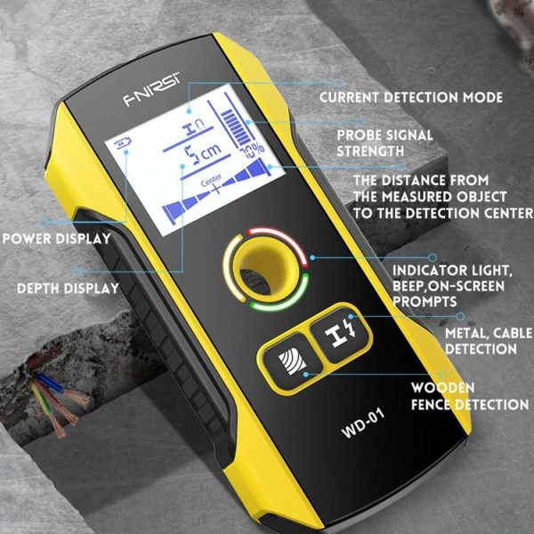 FNIRSI WD-01 Multifunctional Load-Bearing Wall Wire Metal Detector Dark Line Scanner - Image 12