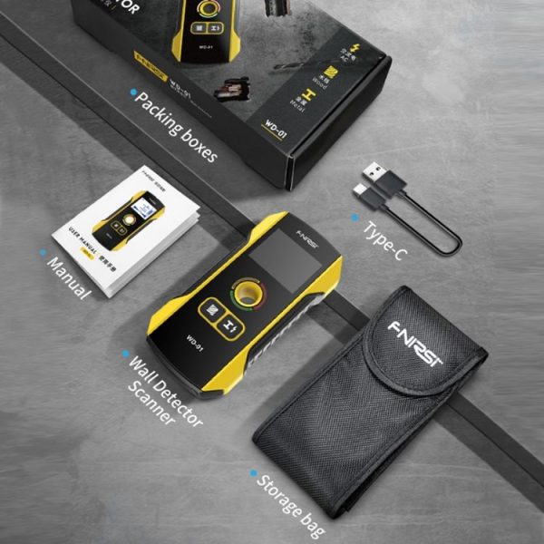FNIRSI WD-01 Multifunctional Load-Bearing Wall Wire Metal Detector Dark Line Scanner - Image 14