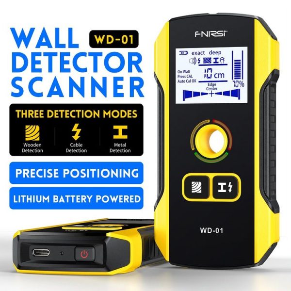 FNIRSI WD-01 Multifunctional Load-Bearing Wall Wire Metal Detector Dark Line Scanner - Image 2
