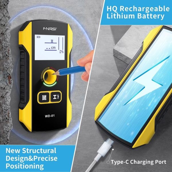 FNIRSI WD-01 Multifunctional Load-Bearing Wall Wire Metal Detector Dark Line Scanner - Image 6