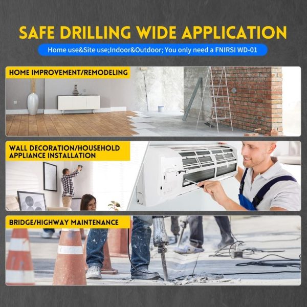 FNIRSI WD-01 Multifunctional Load-Bearing Wall Wire Metal Detector Dark Line Scanner - Image 9