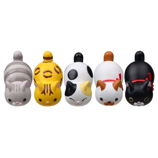 Cute Cartoon Cat 3D Fridge Magnet Mobile Phone Case Material (Money Pattern Cat) - Image 3