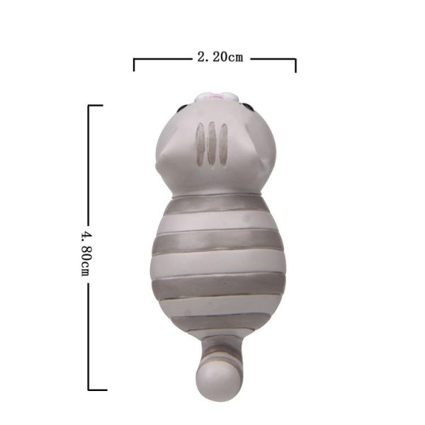 Cute Cartoon Cat 3D Fridge Magnet Mobile Phone Case Material (Money Pattern Cat) - Image 4