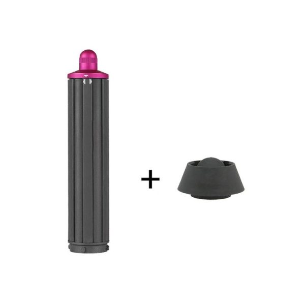 Dyson Airwrap Hair Dryer HS01 / HS05 / HD08 18.6 x 4cm Upgraded Long Curling Barrels Nozzle With Short Adapter Rose Red