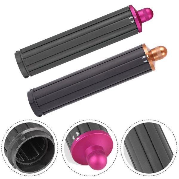 Dyson Airwrap Hair Dryer HS01 / HS05 / HD08 18.6 x 4cm Upgraded Long Curling Barrels Nozzle With Short Adapter Rose Red - Image 2