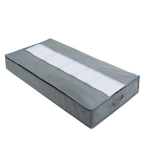 Non-Woven Quilt Storage Bag Home Dustproof Finishing Bag Moving Packing Bag 100 x 50 x 15cm (Light Gray)