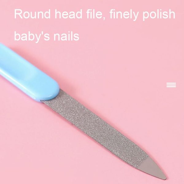 2sets 6 in 1 Baby Care Cleaning Kit Nail Scissors Combination Set, Color: Two-color Pink - Image 7