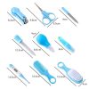 9pcs / set Blue Children Cleaning Care Set Maternal and Baby Grooming Supplies Care Tools - Image 3