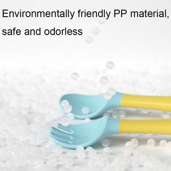 Children Eating Training Tableware Baby Bendable Silicone Soft Spoon, Color: Pink - Image 4