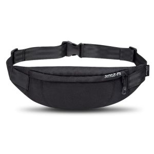 Y033 Men Waist Bag Multi-Function Casual Bag Outdoor Sports Small Bag (Black)