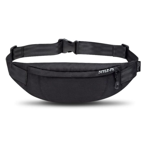 Y033 Men Waist Bag Multi-Function Casual Bag Outdoor Sports Small Bag (Black)