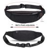 Y033 Men Waist Bag Multi-Function Casual Bag Outdoor Sports Small Bag (Black) - Image 2