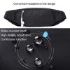 Y033 Men Waist Bag Multi-Function Casual Bag Outdoor Sports Small Bag (Black) - Image 4