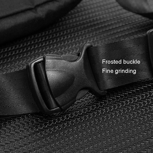 Y033 Men Waist Bag Multi-Function Casual Bag Outdoor Sports Small Bag (Black) - Image 5