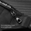 Y033 Men Waist Bag Multi-Function Casual Bag Outdoor Sports Small Bag (Black) - Image 7