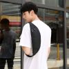 Y033 Men Waist Bag Multi-Function Casual Bag Outdoor Sports Small Bag (Black) - Image 9