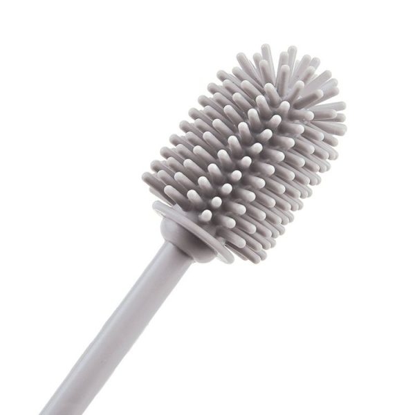 Short Household Silicone Bottle Glass Brush Kitchen Thermos Brush - Image 3