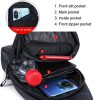 XQB990 Men Chest Bag Messenger Bag Oxford Cloth Sports Bag, Color: Line Blue - Image 8
