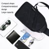 XQB990 Men Chest Bag Messenger Bag Oxford Cloth Sports Bag, Color: Line Blue - Image 9