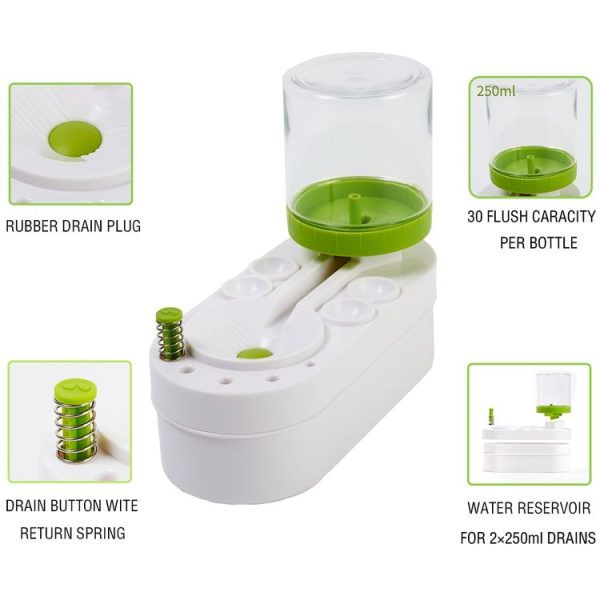 2nd Generation Oil Painting Brush Cleaner Tool with Water Container Paint Pen Washer (Green) - Image 3