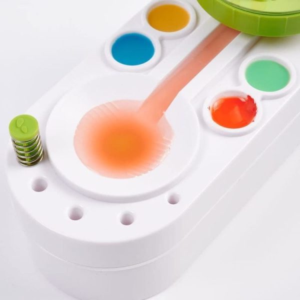 2nd Generation Oil Painting Brush Cleaner Tool with Water Container Paint Pen Washer (Green) - Image 4