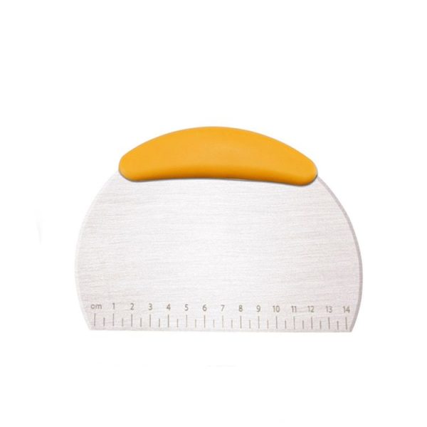 Large And Wide Cutter Nougat Cutter With Scale Cutter (Yellow)