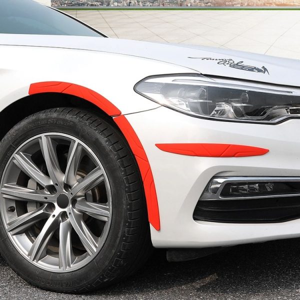 Bumper Wheel Eyebrow Silicone Universal Car Anti-collision Strip (7756 White) - Image 8