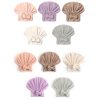 Coral Velvet Soft Absorbent Dry Cap No Hair Loss Coral Velvet Shower Cap (Wrapped Bow Pink) - Image 2
