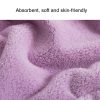 Coral Velvet Soft Absorbent Dry Cap No Hair Loss Coral Velvet Shower Cap (Wrapped Bow Pink) - Image 3