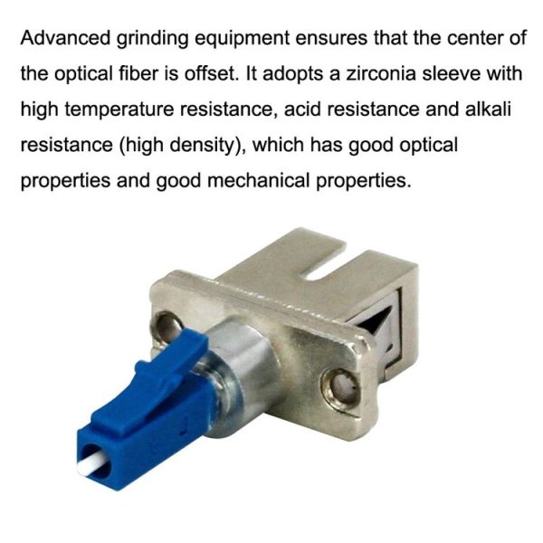 Carrier-Grade Fiber Optic Connector Male-Female Coupler LC Male To SC Female Adapter - Image 4